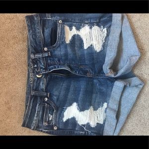 Ripped American Eagle Outfitters shorts